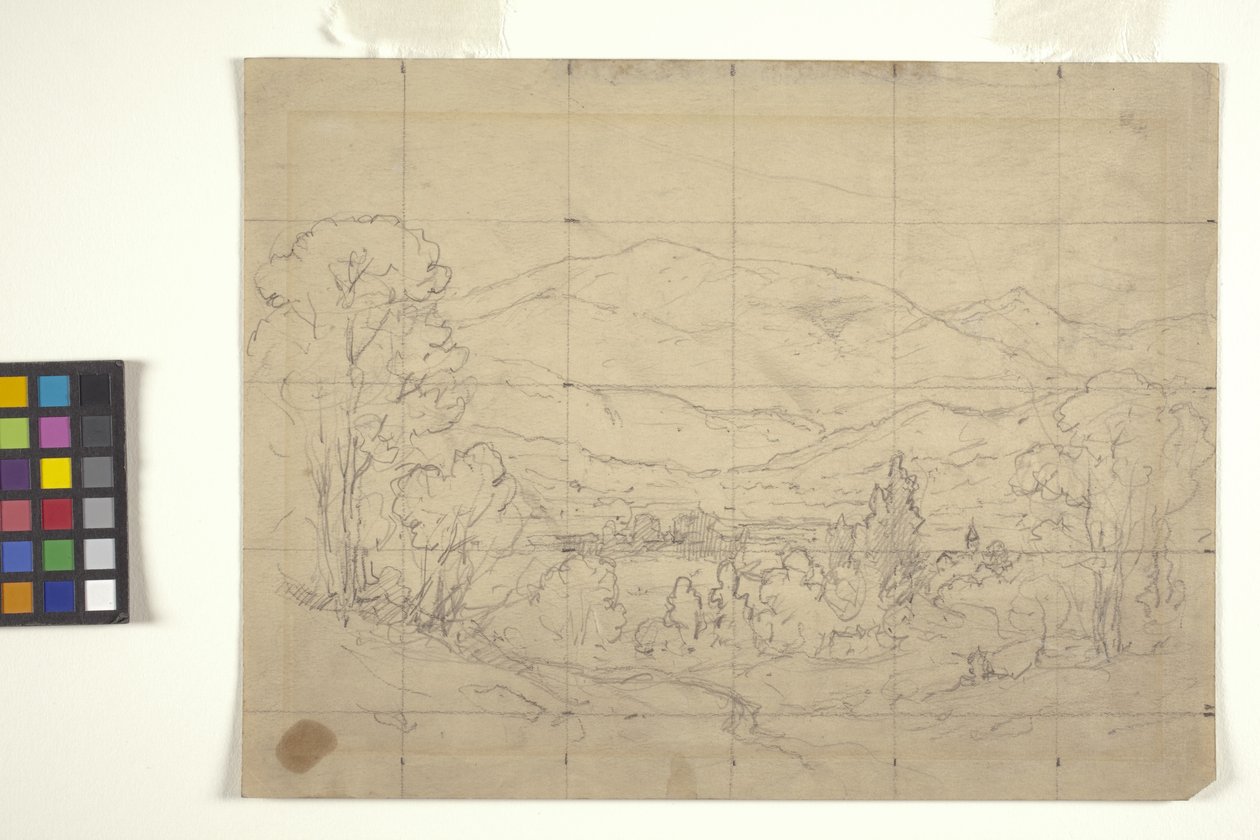 Study For Mountainous Landscape by Arthur Clifton Goodwin