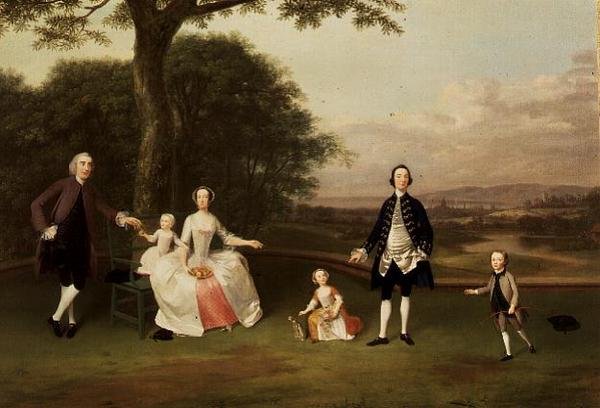 The Till Family, c.1750-51 by Arthur Devis