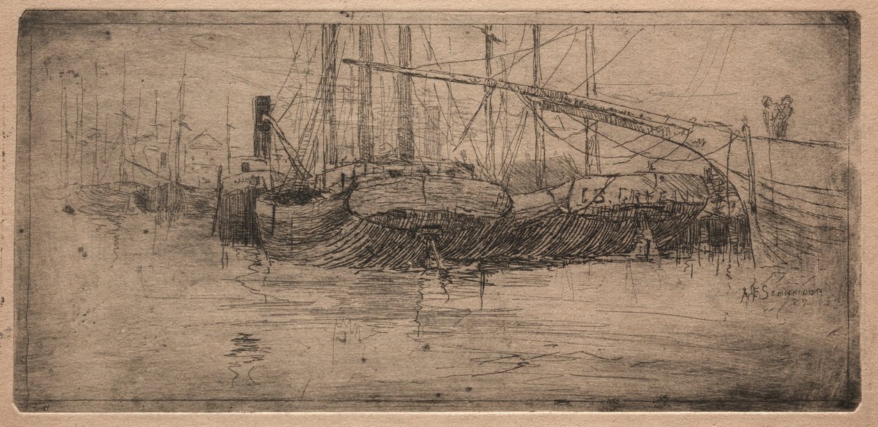 Slip along the Cuyahoga River by Arthur E. Schneider.