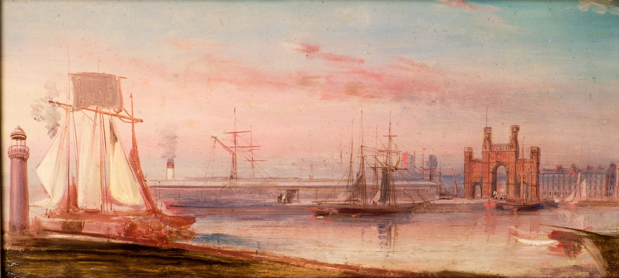 Earl Grey Dock, with Ship 