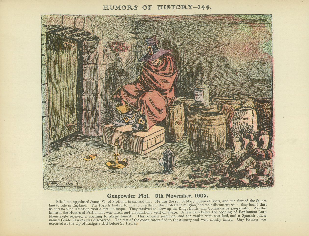 Gunpowder Plot, 5th November by Arthur Moreland