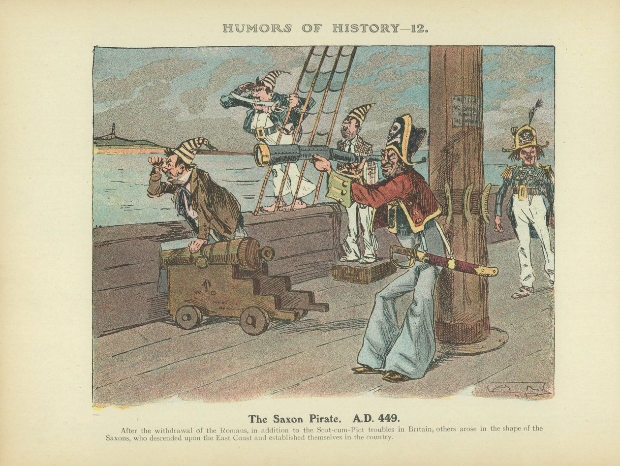 The Saxon Pirate, A.D. 449 by Arthur Moreland