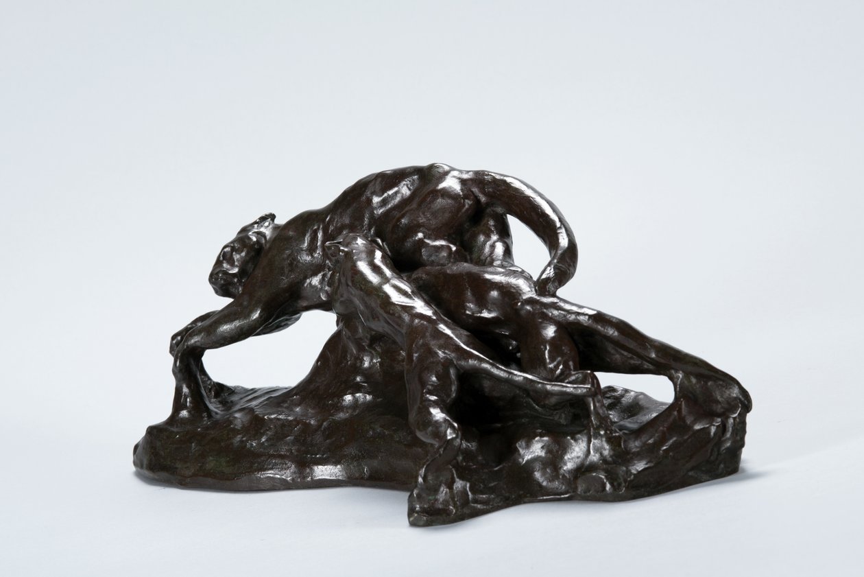 Dogs Catching Puma by Arthur Putnam