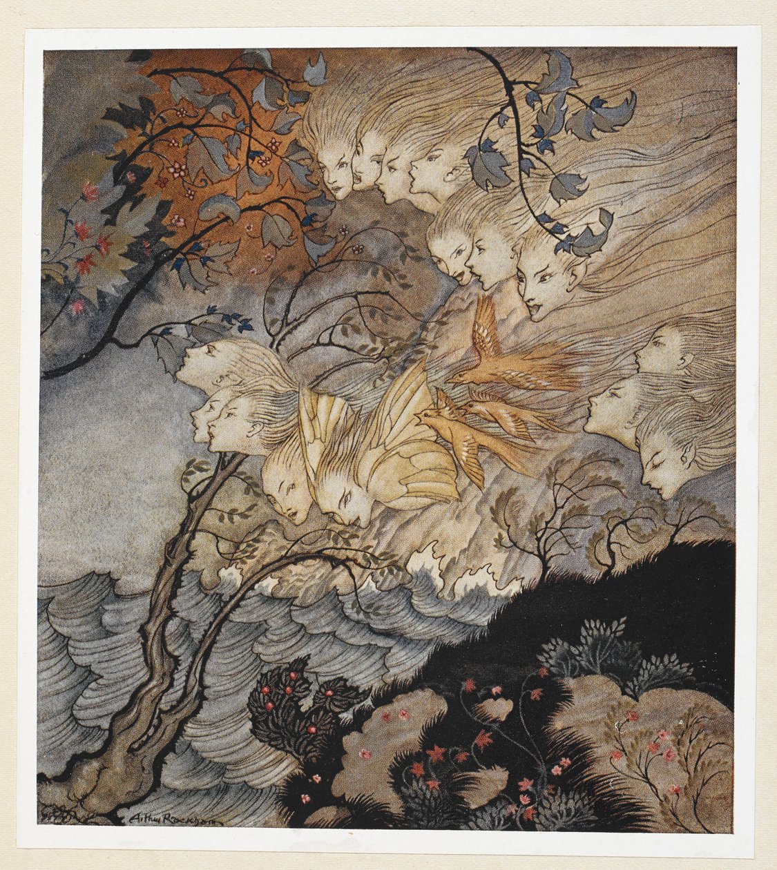 ACT III: Scene II, line 147 ... and sometimes a voice by Arthur Rackham