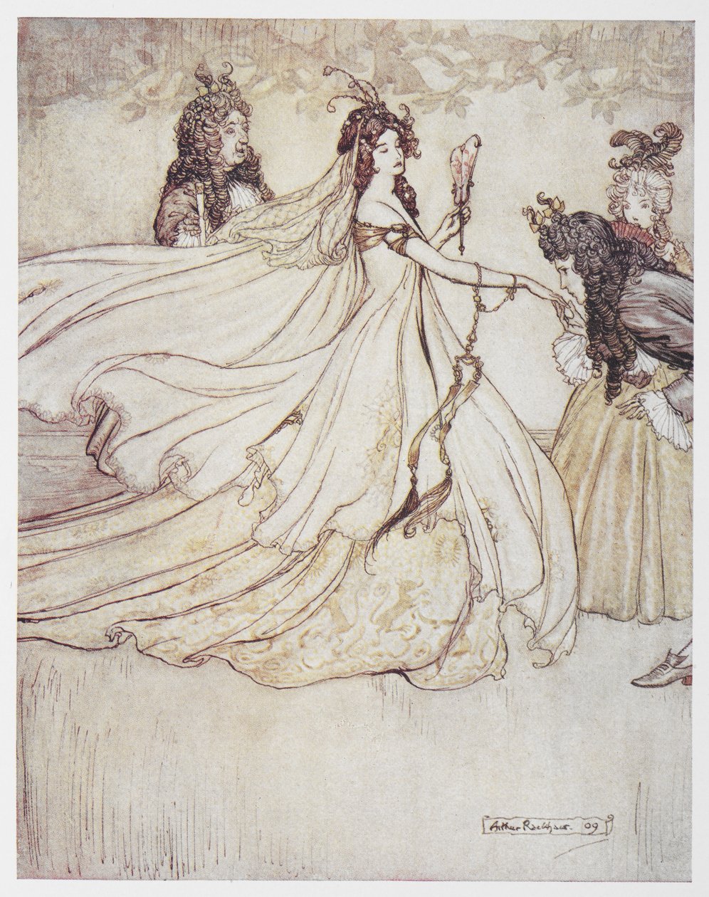 Arthur Rackham Cinderella Illustrations