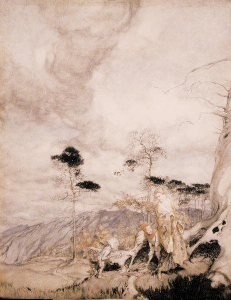 Fairy Egg Vendors by Arthur Rackham