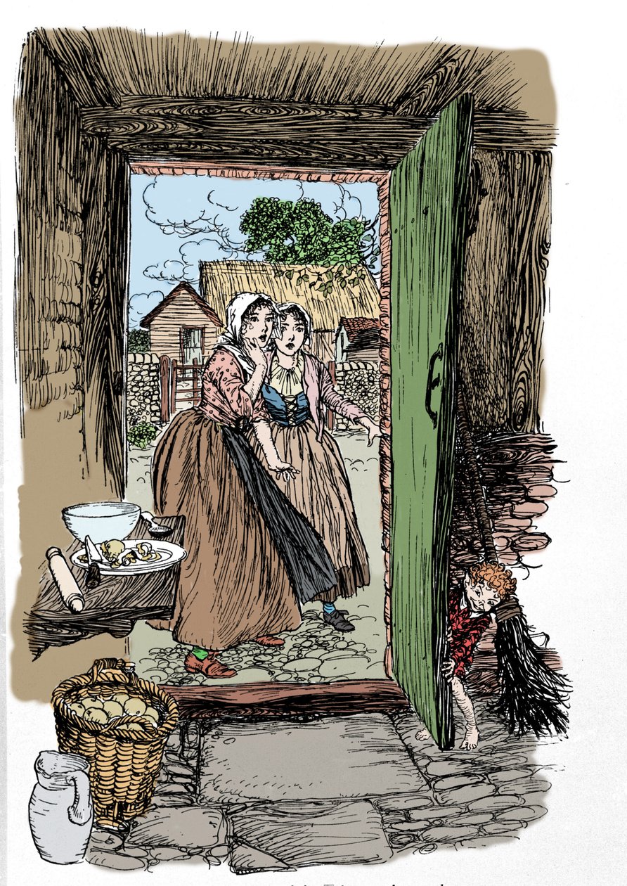 Illustration by Arthur Rackham for A Midsummer Night