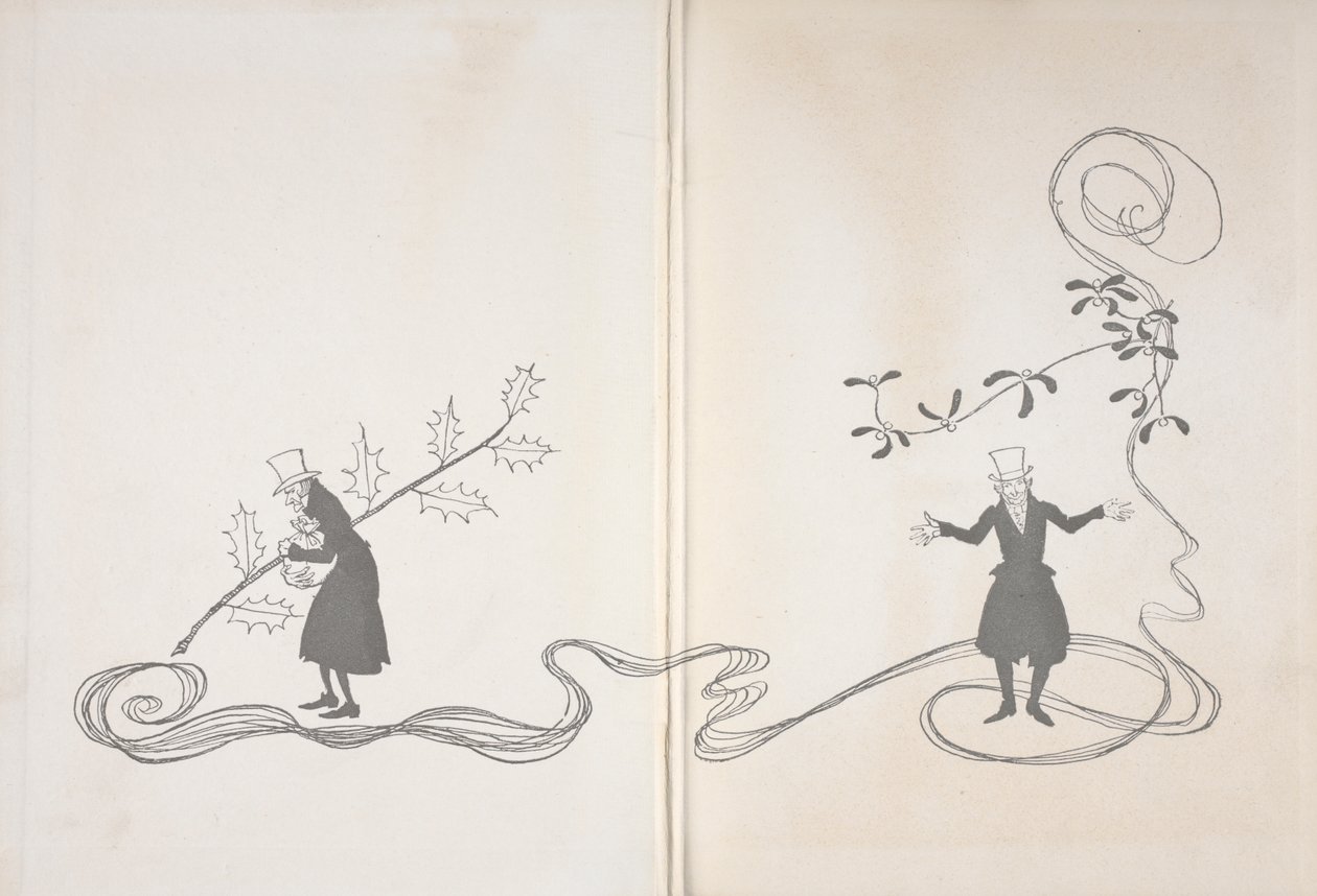 Illustration of Scrooge by Arthur Rackham