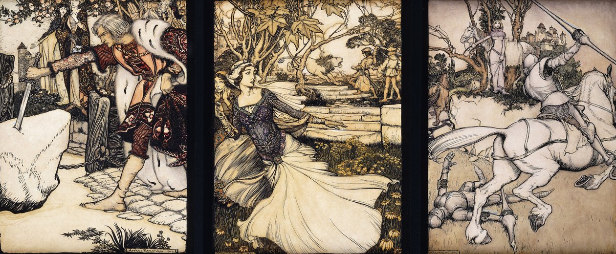 Illustrations to The Morte d