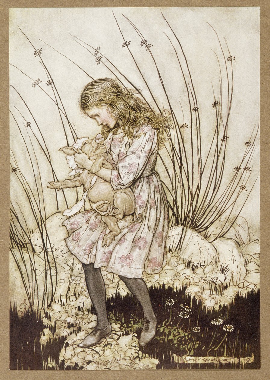 It grunted again so violently that she looked down into its face in some alarm (from Alice