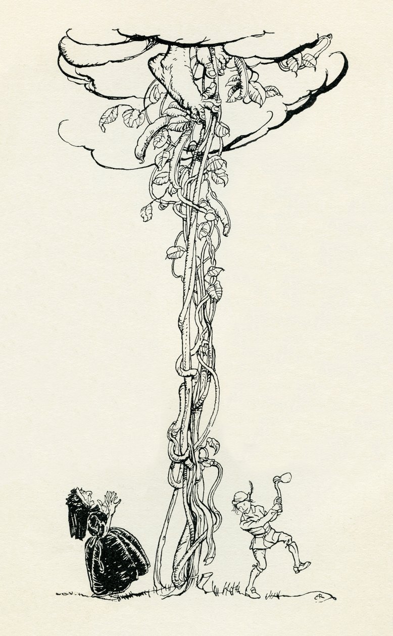 Jack and the Beanstalk by Arthur Rackham
