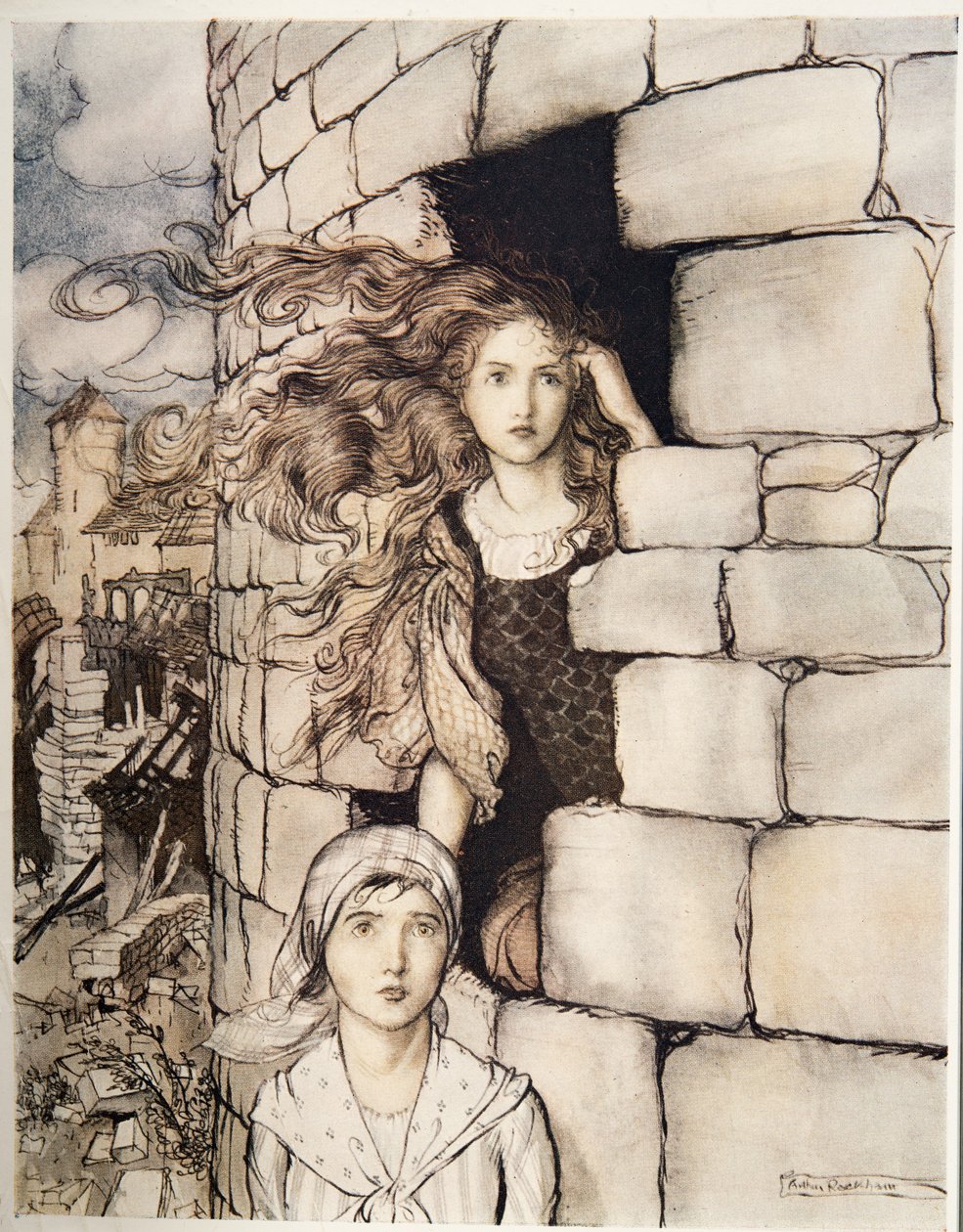 Maid Maleen by Arthur Rackham