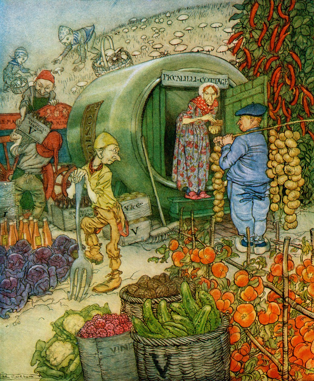 Mr and Mrs Vinegar At Home, from 