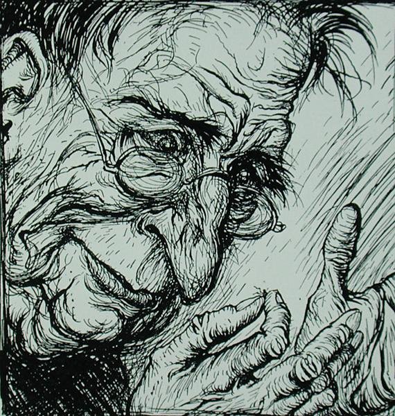 The Flea and the Man, illustration from 
