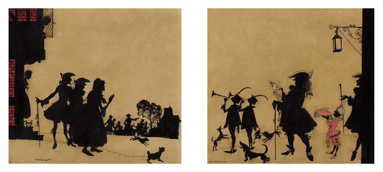 The Proclamation [from Cinderella] by Arthur Rackham
