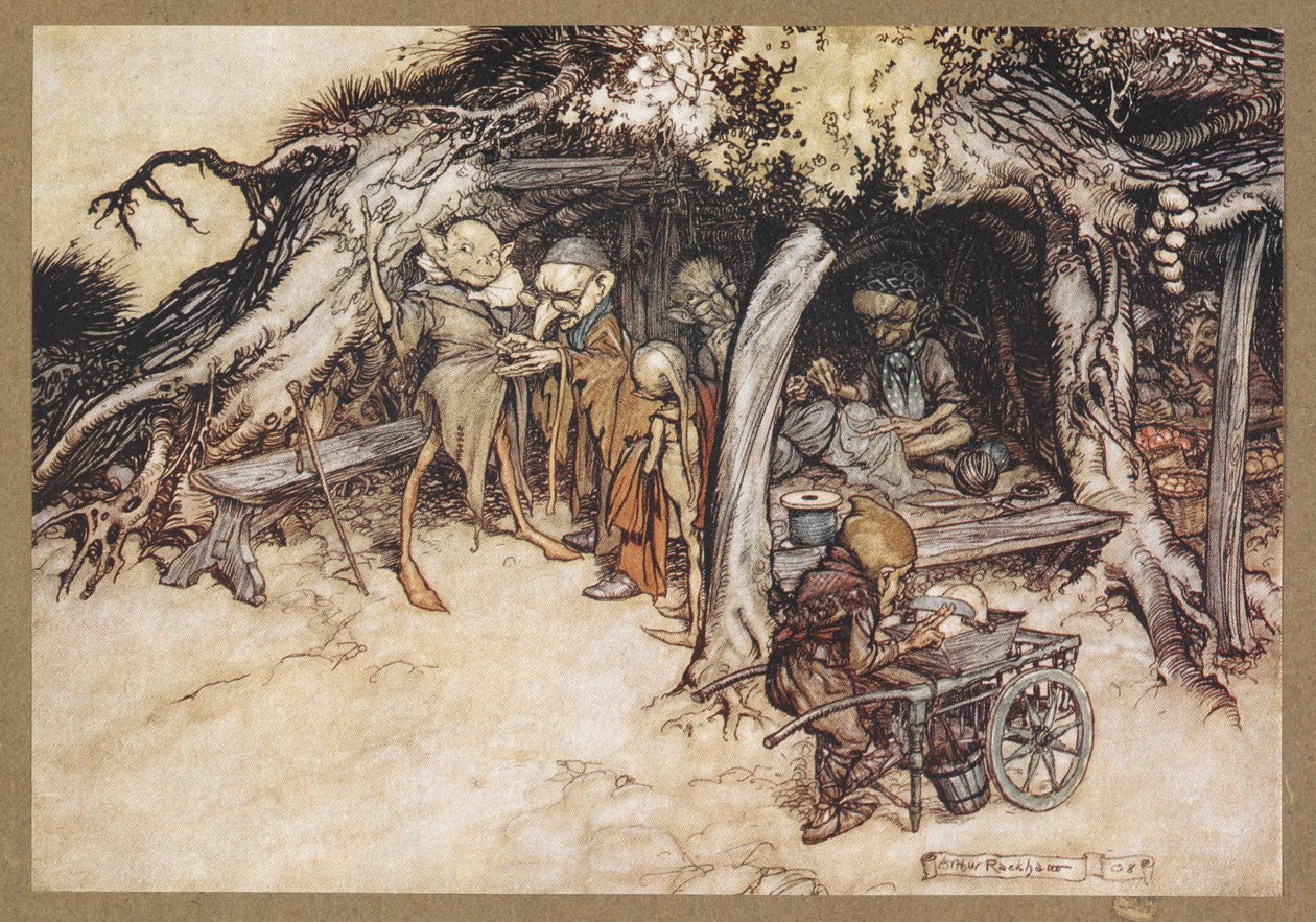 To make my small elves coats. A scene from 
