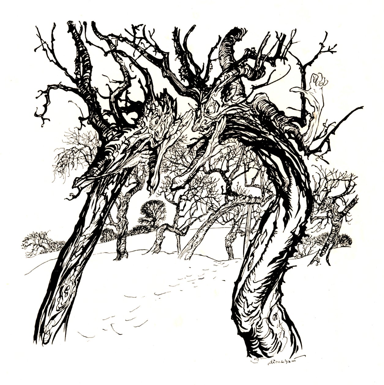 Arthur Rackham Trees Arthur Rackham’s Amazing Trees « The Untended