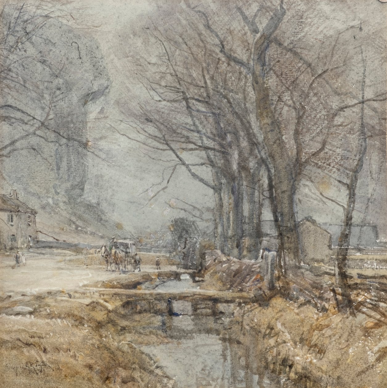 Kilnsey, Yorkshire by Arthur Reginald Smith