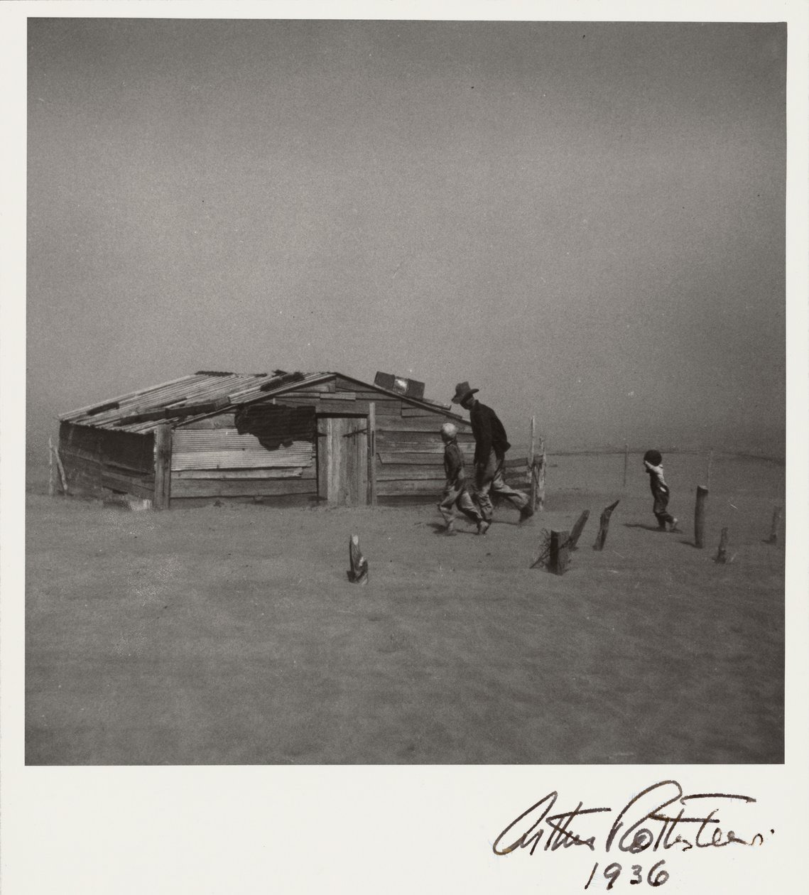 Landscape with House by Arthur Rothstein