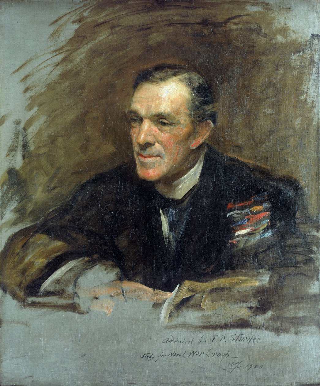 Portrait of Admiral of the Fleet Sir Frederick Doveton Sturdee by Arthur Stockdale Cope