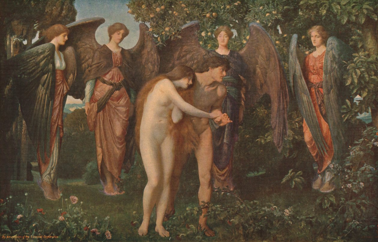 The Expulsion of Adam and Eve from Eden by Arthur Trevethin Nowell