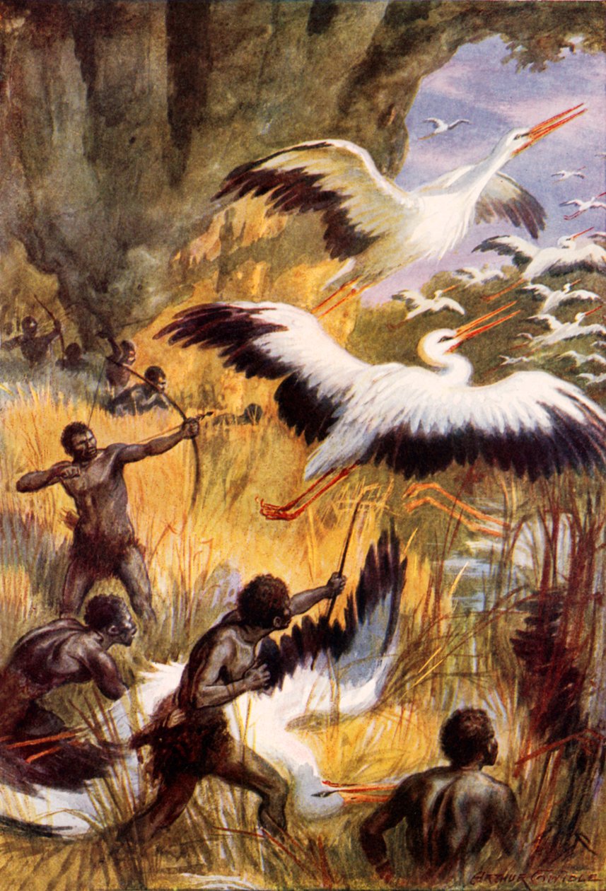 The Battle of the Pygmies and the Storks by Arthur Twidle