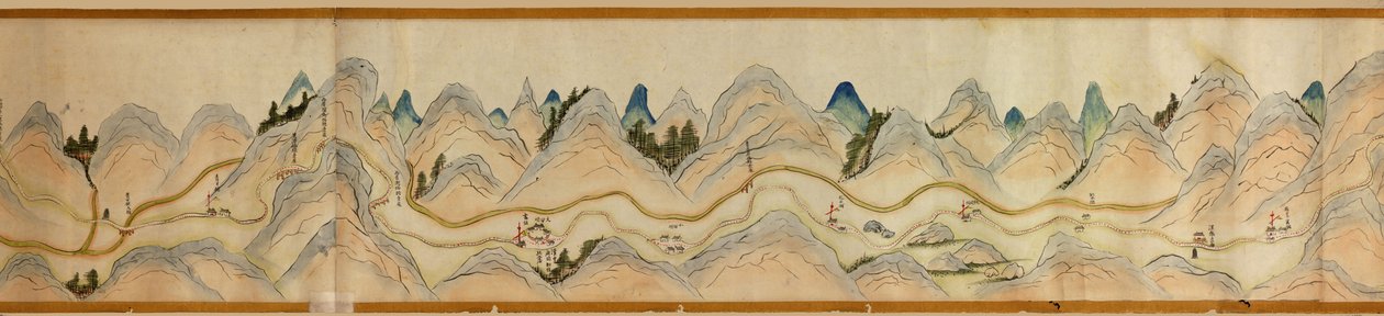 Map of Wei River to Shu Dao by Arthur W. Hummel