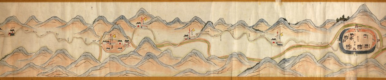 Wei River to Shu Dao Map by Arthur W. Hummel