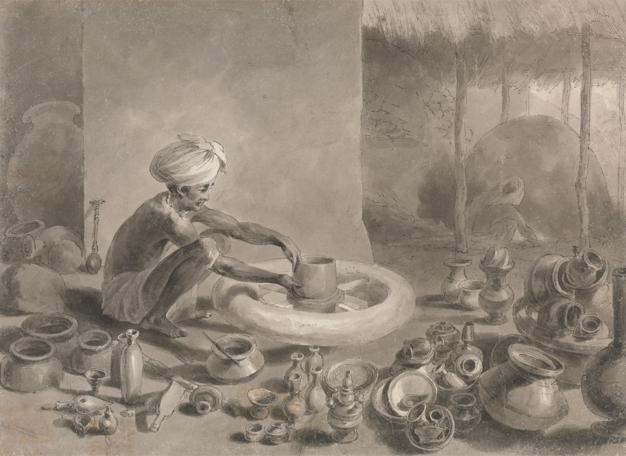 Indian Potter by Arthur William Devis