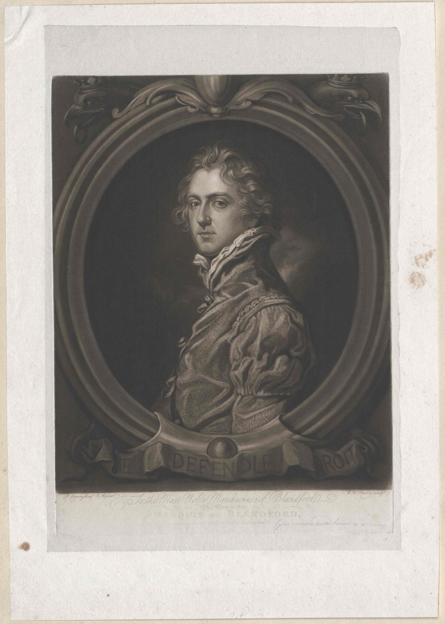 5th Duke of Marlborough Spencer-Churchill by Artist Unknown