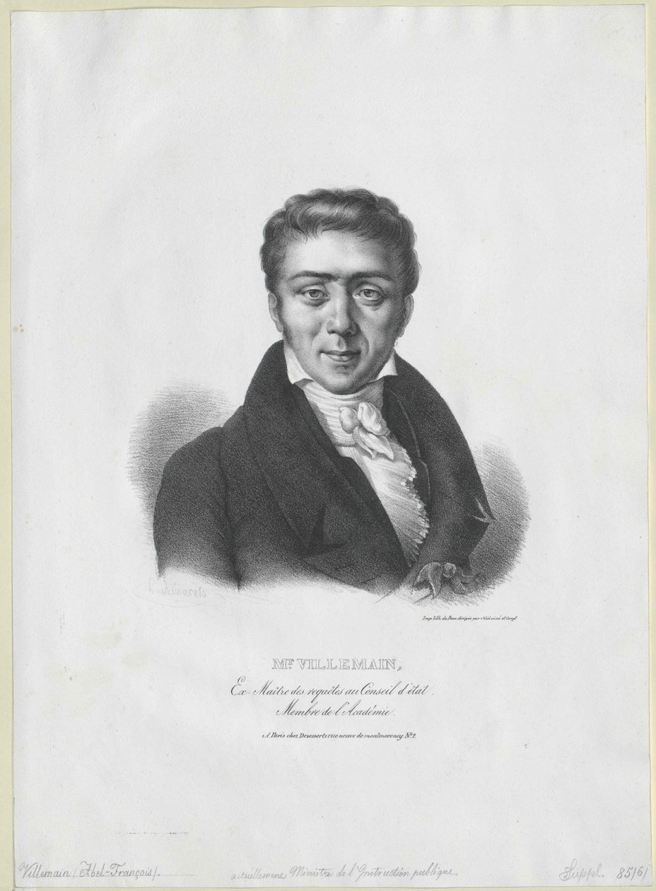 Abel-François Villemain by Artist Unknown