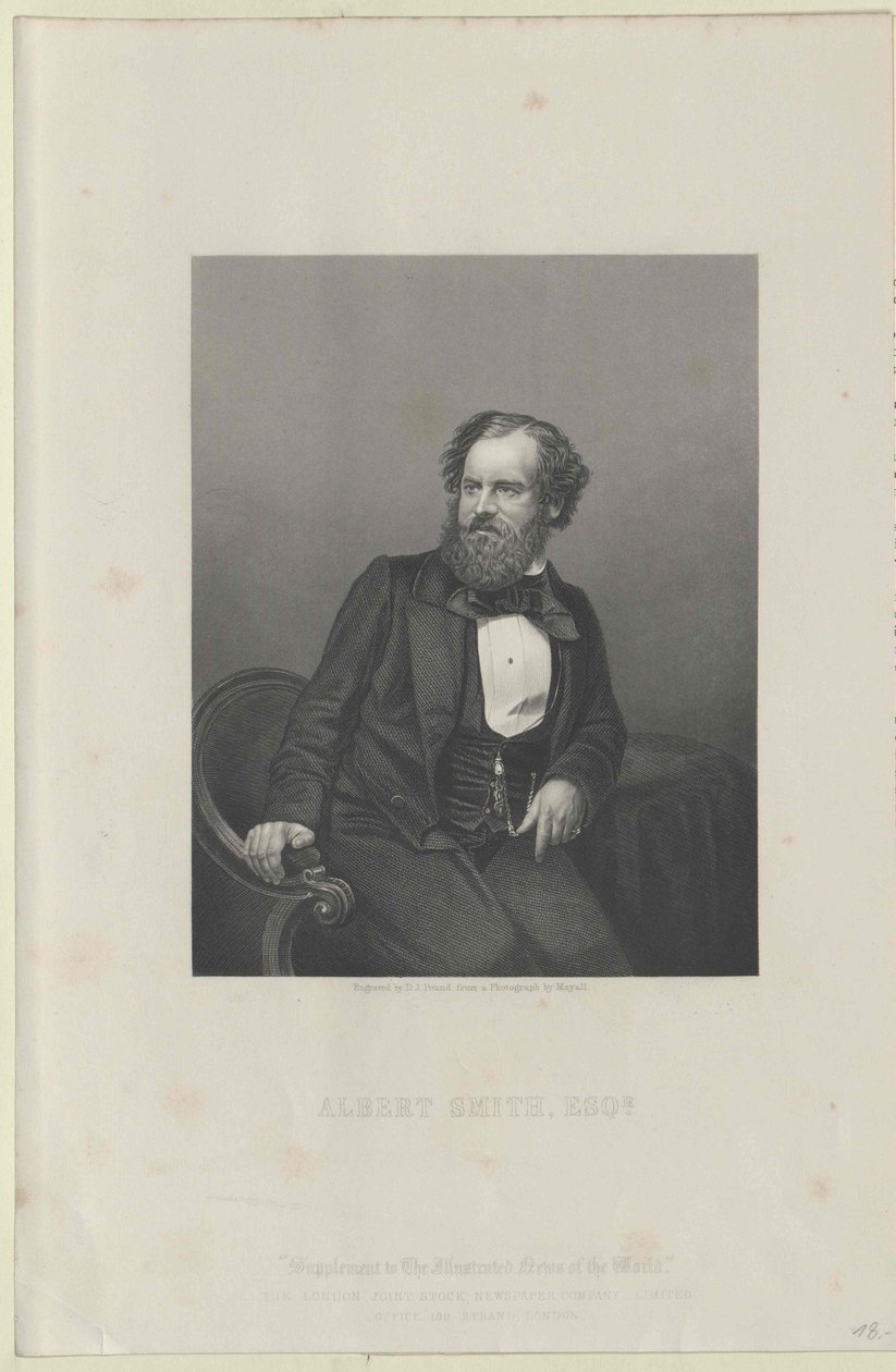 Albert Richard Smith by Artist Unknown