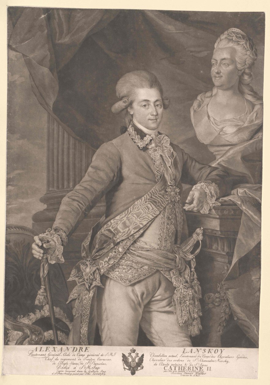 Alexander Dmitrievich Lanskoy by Artist Unknown