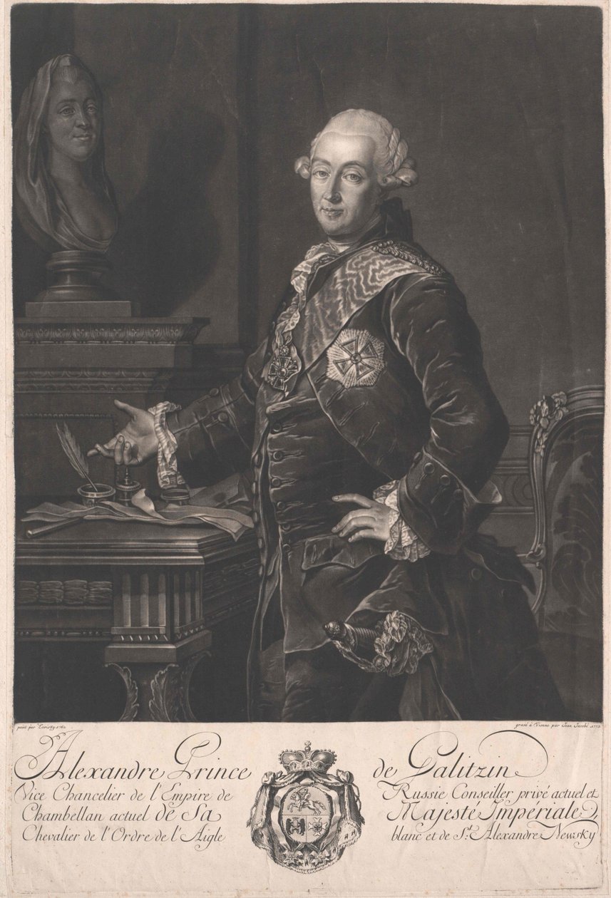 Count Alexander Galitzin by Artist Unknown