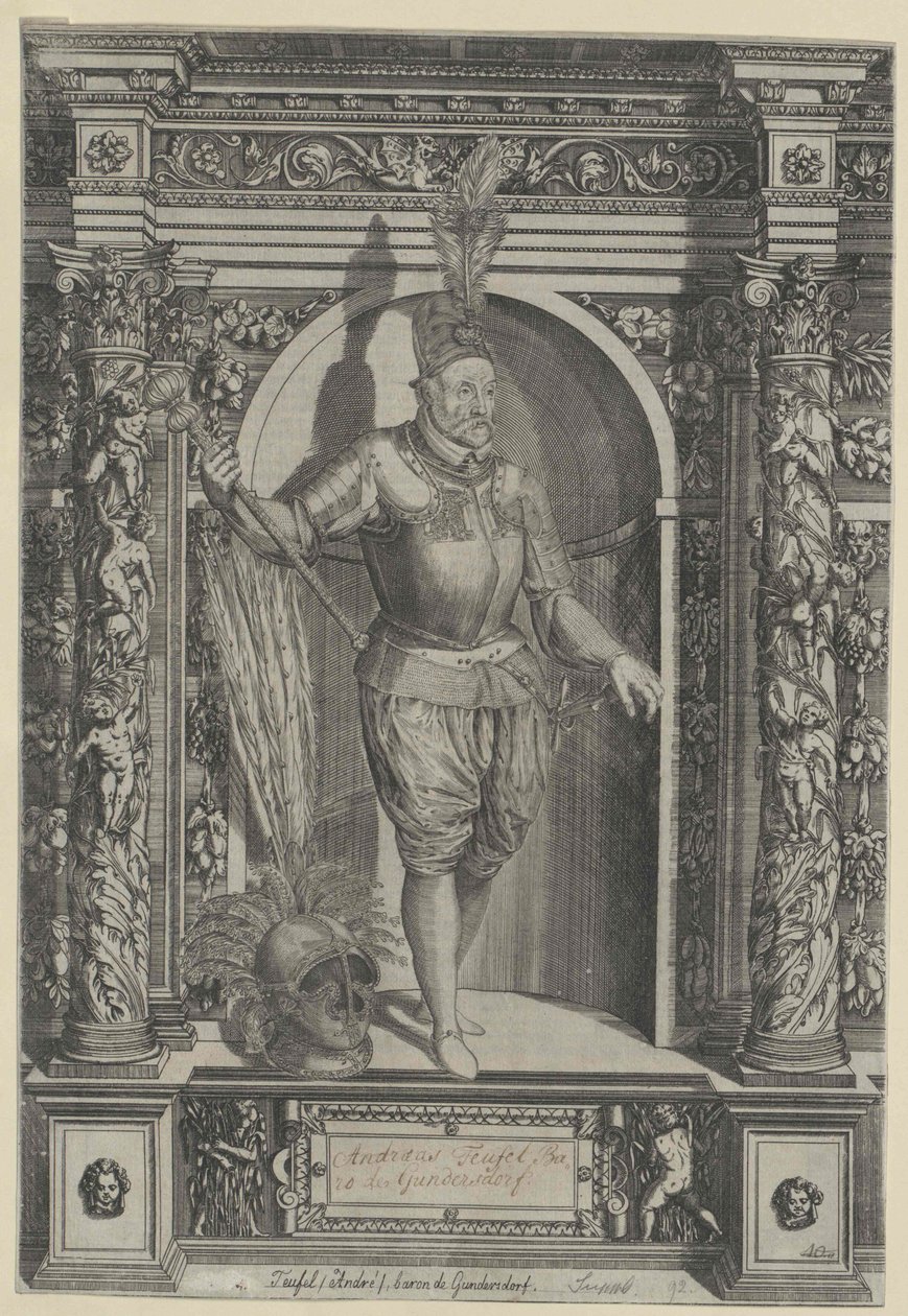 Andreas Baron Teufel of Guntersdorf and Bockfliess by Artist Unknown