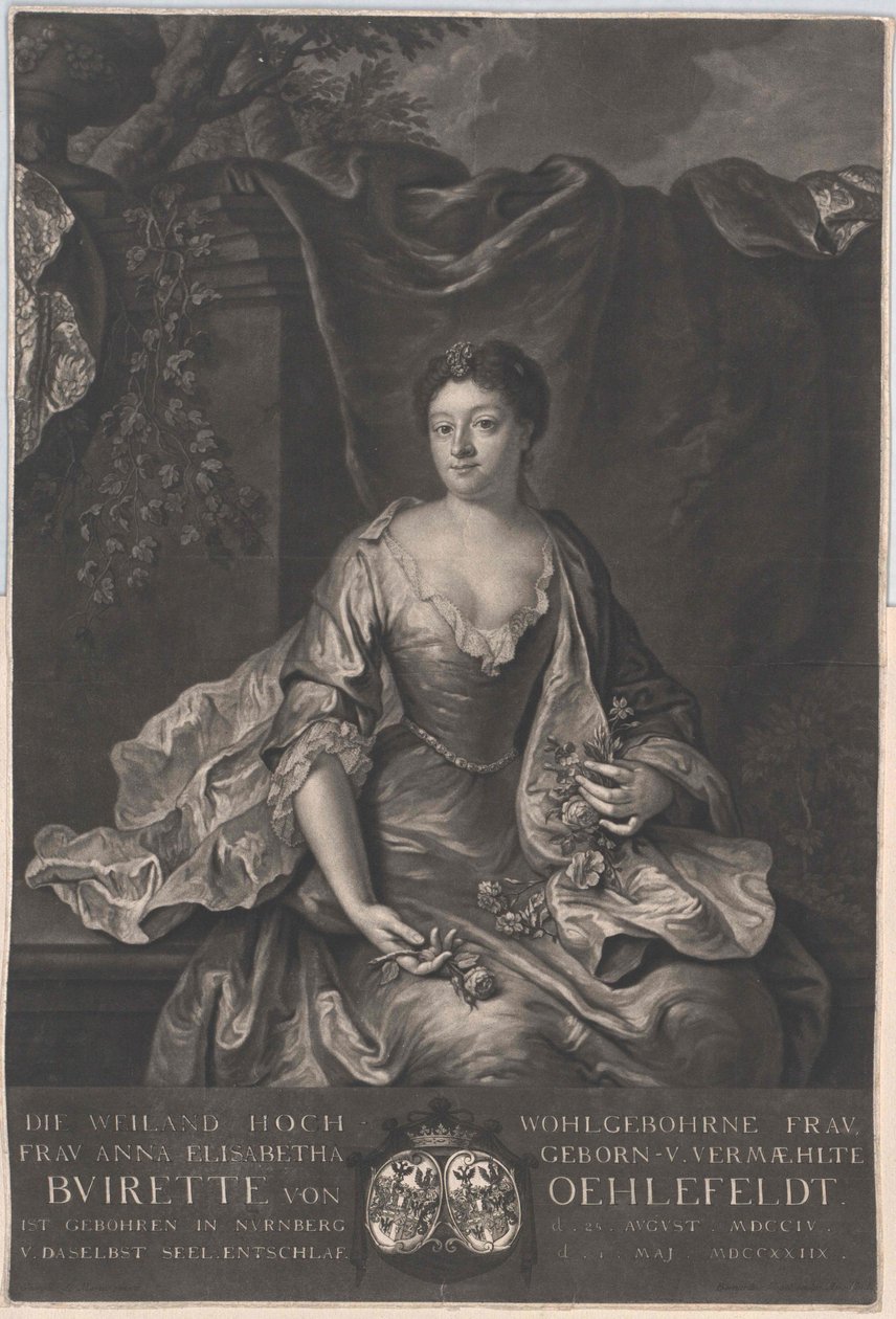 Anna Elisabeth Buirette-Oehlefeld by Artist Unknown