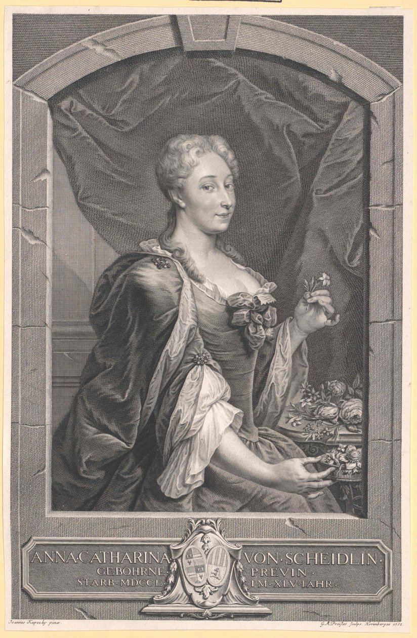 Anna Katharina von Scheidlin by Artist Unknown
