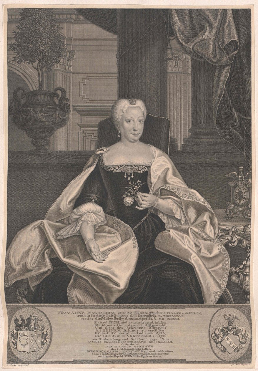 Anna Magdalene Engelland by Artist Unknown