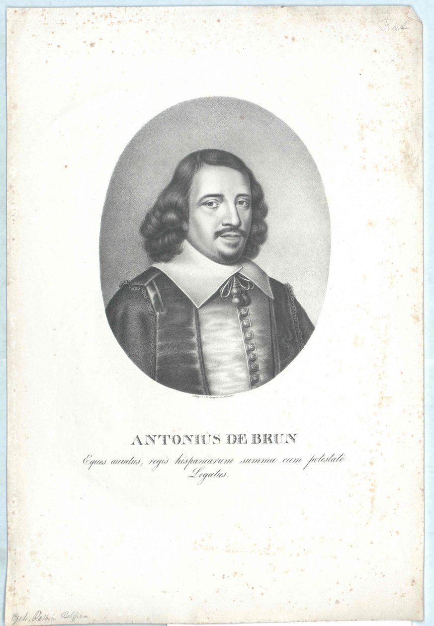 Antoine de Brun (print) by Artist Unknown