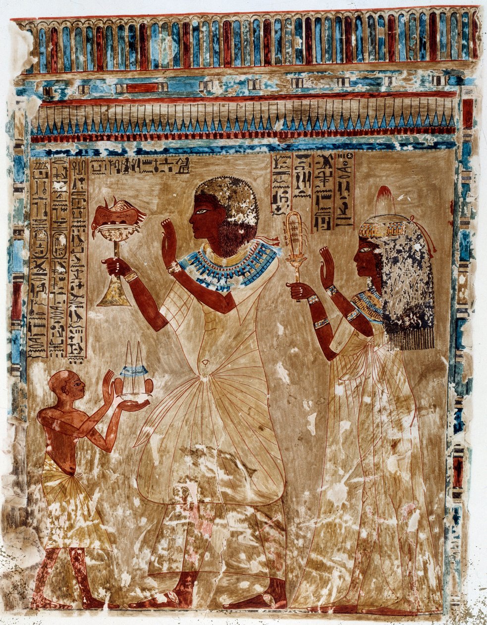 Art Egypt: Holiday Costumes, Simile from the Tomb of Nefer-Hotep in Thebes by Artist Unknown