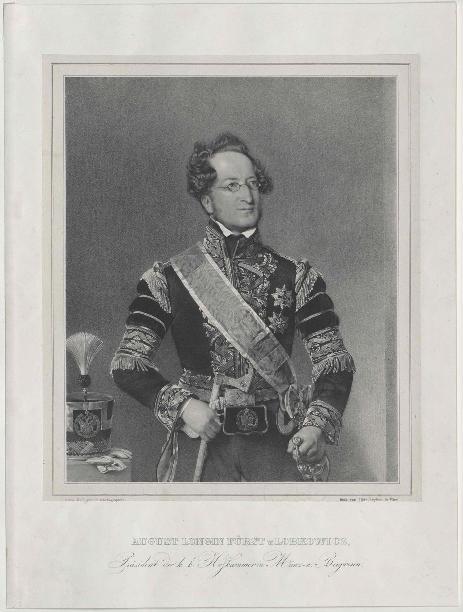 August Count Lobkowitz by Artist Unknown