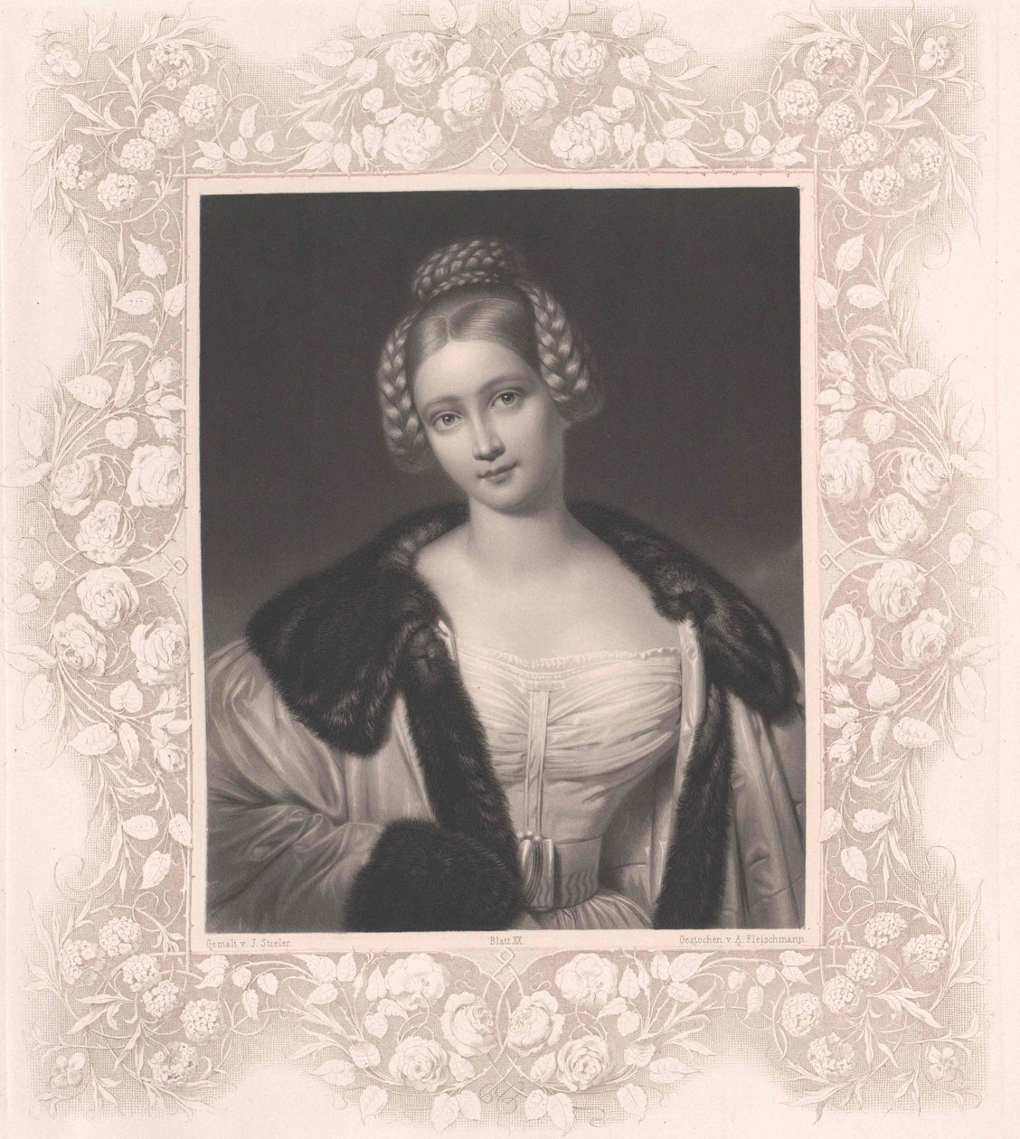 Caroline Baroness von Spiering by Artist Unknown