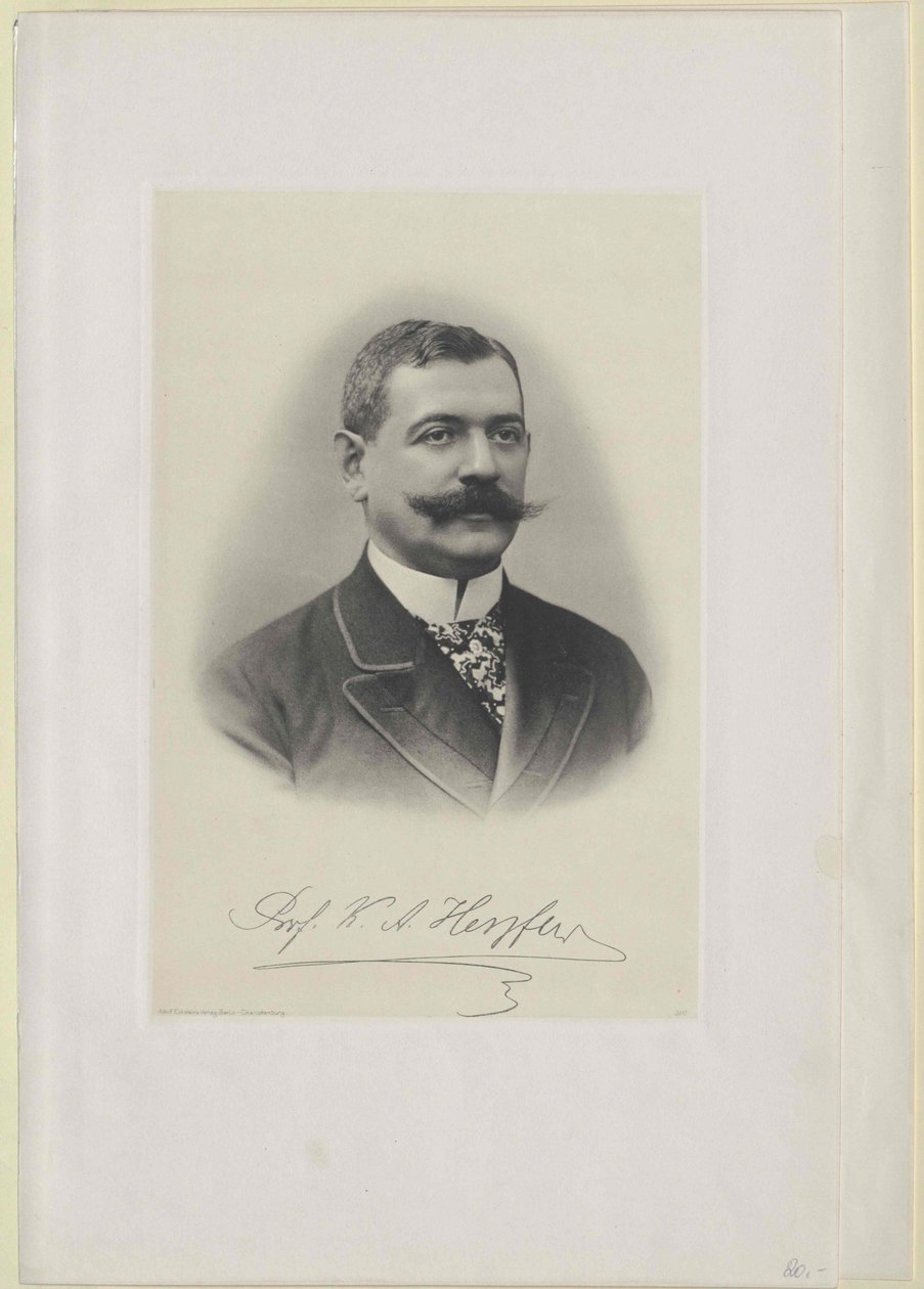 Charles August Herzfeld by Artist Unknown