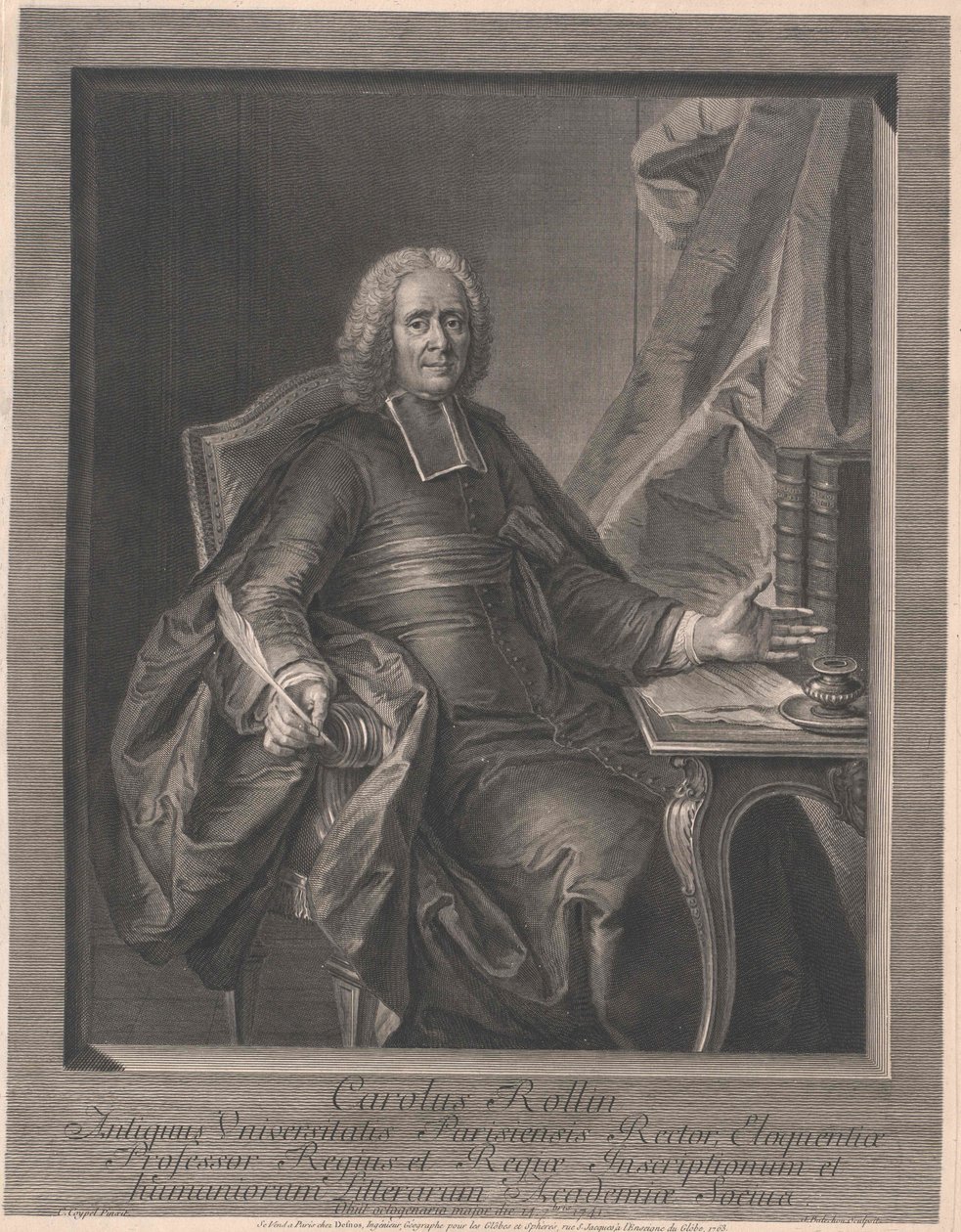 Charles Rollin by Artist Unknown
