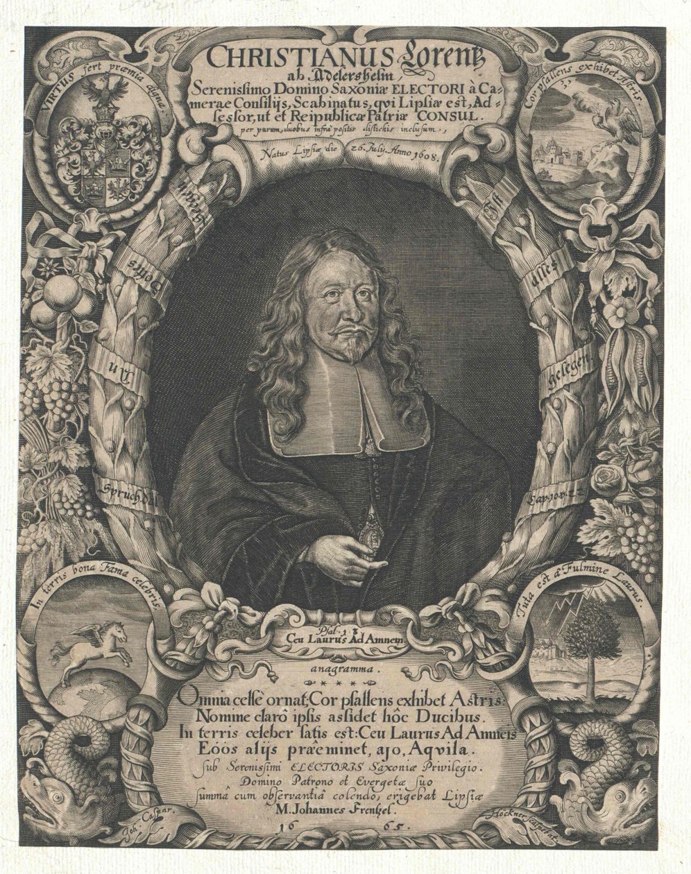 Christian Lorenz Adlershelm by Artist Unknown