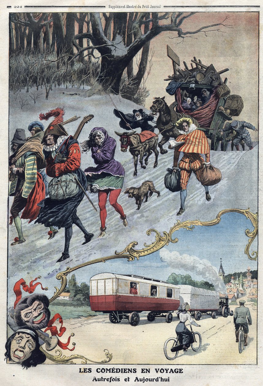 Comedians Traveling: Trailers of Old and Present by Artist Unknown