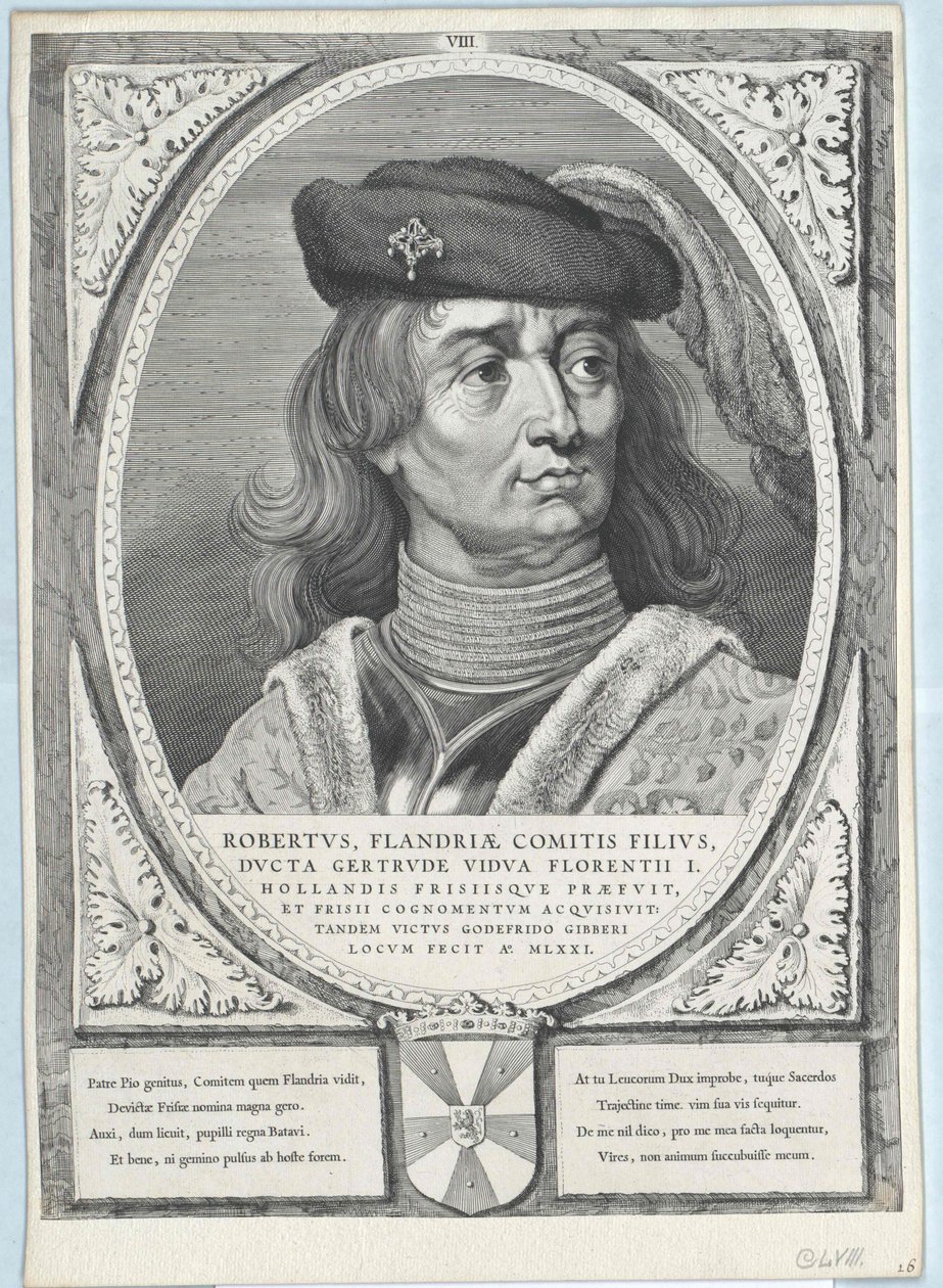 Count of Flanders Robert I the Frisian by Artist Unknown