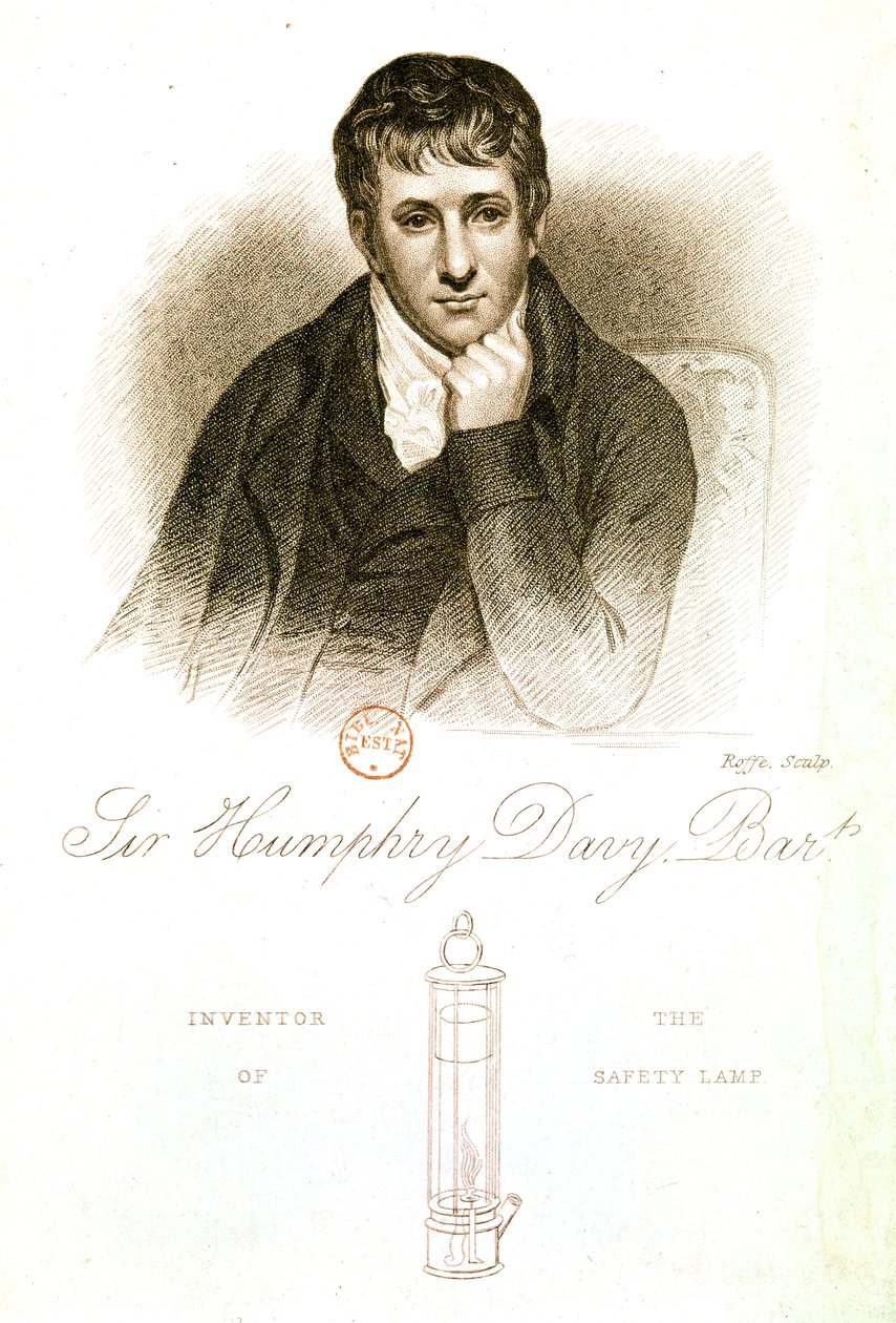 Portrait of Sir Humphry Davy by Artist Unknown