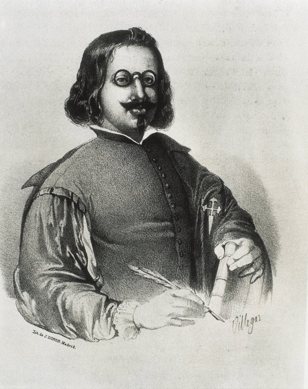 Francisco de Quevedo by Artist Unknown