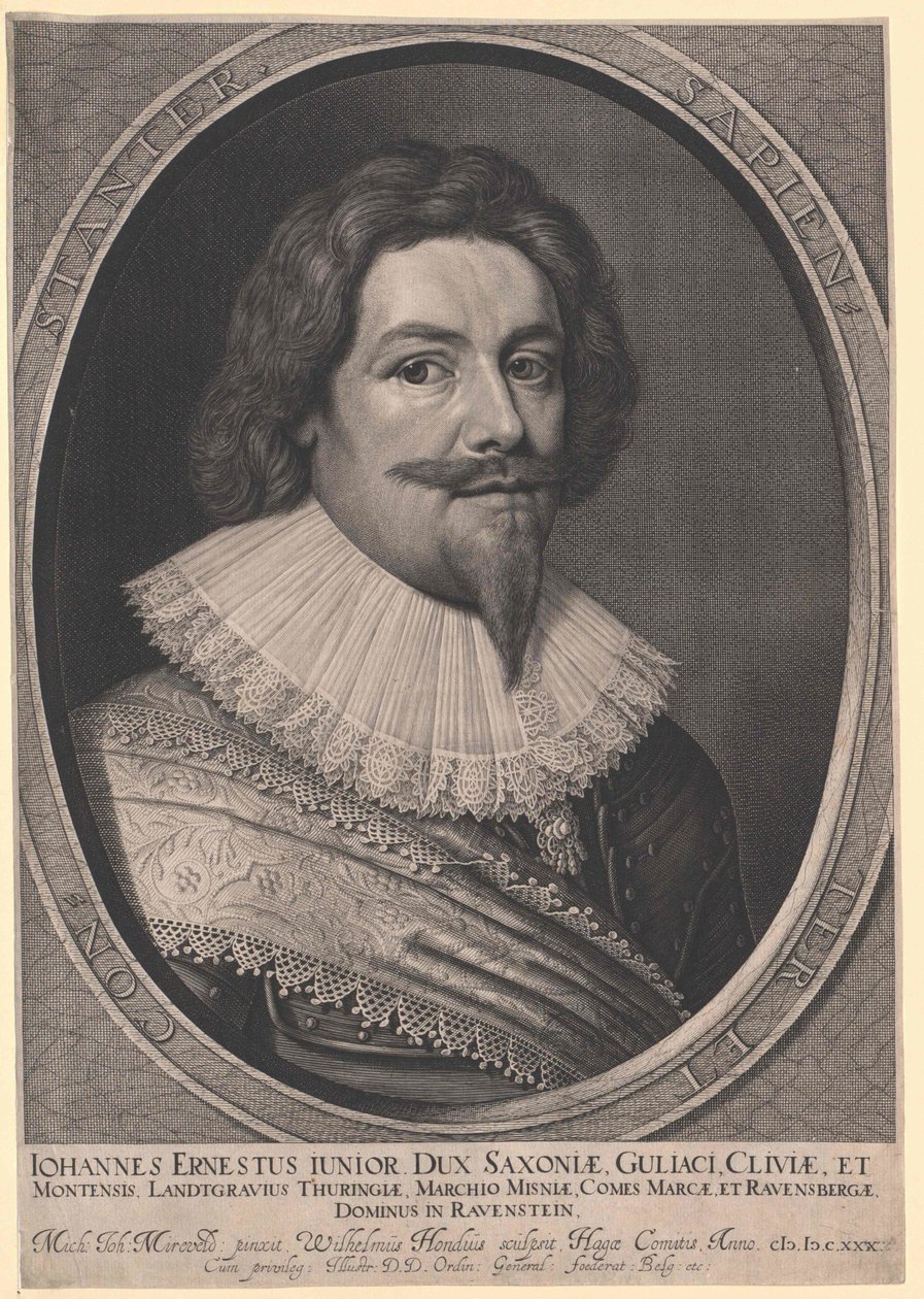 Duke of Saxe-Weimar Johann Ernst I by Artist Unknown